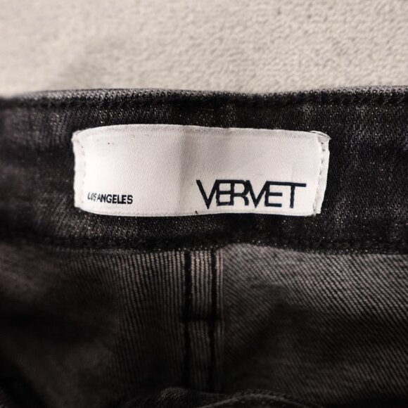 VERVET Jeans Remi High Rise Distressed Women's Size 27 Black - Picture 3 of 12